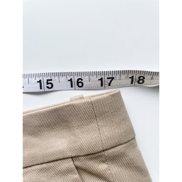 Women's J.Crew Tan Linen Blend Trouser Shorts Size 12 - Picture 7 of 8